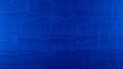 Fototapeta premium A wide, high-contrast dark blue background features an oblique pattern of subtle, swirling lines, creating a panoramic