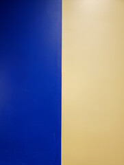 Blue and yellow background