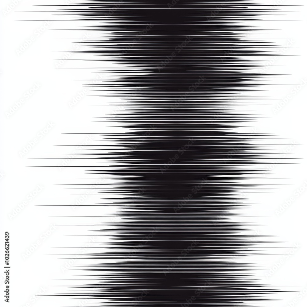 Poster speed lines gradient seamless pattern vector texture fast effect design black elements on white back