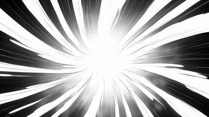  black and white speed lines resembling manga and anime style comics,  radial, vertical, and diagonal 