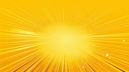Obraz premium Sun Rays or Explosion Boom for Comic Books Radial Background Vector. Speed rays. Action, speed lines, stripes for comic book frame. Dynamic, speed stripes abstract frame. Comic book yellow background 