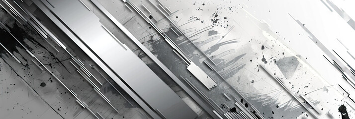 Industrial Edge: A gritty gray and silver abstract background with metallic accents, infusing a modern edge into the school environment.