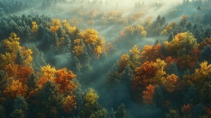 fog in the forest
