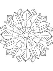 Flowers Coloring Pages For Adules