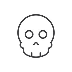 Danger icon Thin outline art symbol