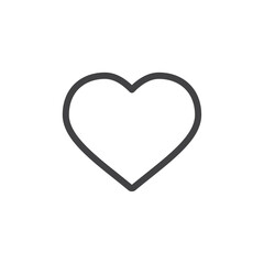 Like icon Thin outline art symbol