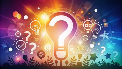 Engaging Multiple Option Quiz Banner for Play and Win Contest - Exciting Game Challenge Visuals