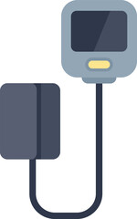 Digital blood pressure monitor measuring blood pressure, healthcare and medical concept