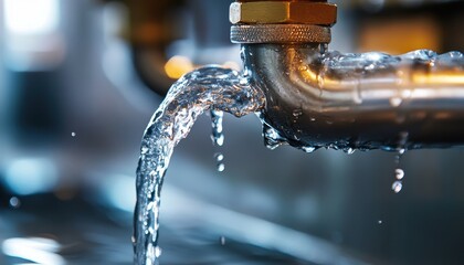 Repairing a water pipe leak at a residential location during daylight hours