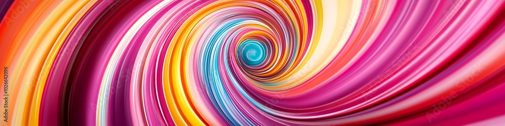 Aufkleber a vibrant, abstract swirl pattern with a smooth area for text