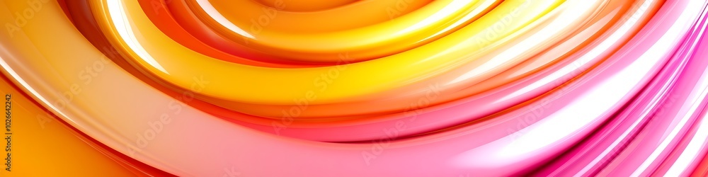 Poster a vibrant, abstract swirl pattern with a smooth area for text