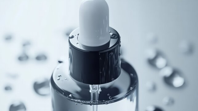 PCA zinc serum for acne treatment, close up of skin care bottle with acne fighting ingredients