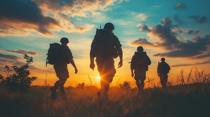 Honoring Heroes, Celebrating Community Service for Veterans, Veterans Day Concept