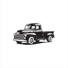 Art & truck with trailer