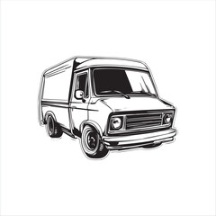 Art & truck with trailer