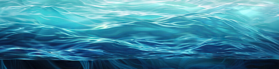 Aquatic Flow, Blue Current: Soothing, aquamarine hues ebb and flow across a smooth, underwater-inspired surface.