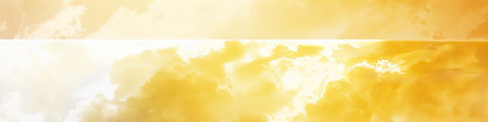 Obraz premium Soft Wash, Yellow Fade: A dreamy, sun-bleached effect fades from white to golden yellow, imparting a warm, ethereal glow.