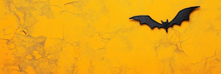 Autumn, Halloween fall-themed textured background with a bat