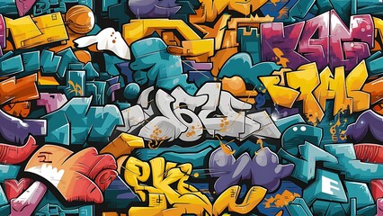 Obraz premium graffiti on the wall