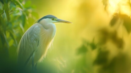 Obraz premium Squacco Heron bird
