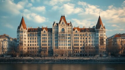 Naklejka premium Architectural wonders in Budapest