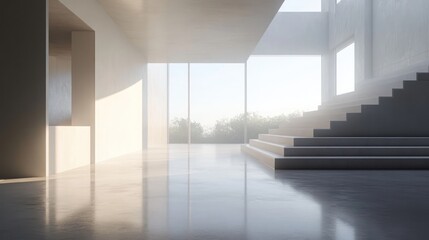 Obraz premium A white seal pup sleeps peacefully on a sandy beach with waves crashing behind it and a bright blue sky above.