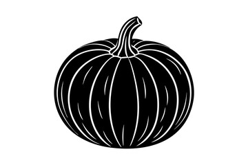 Doodle pumpkin. Hand drawn vector illustration