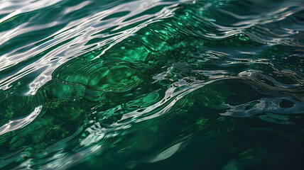 Texture of clean water surface with ripples, splashes. Abstract nature background, Water waves in the sun with copy space