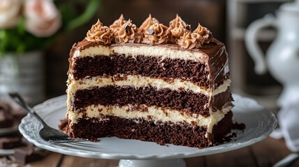 A German chocolate cake