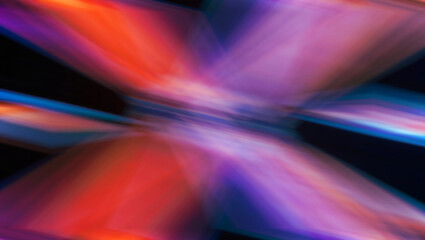 Abstract Colorful Light Streaks