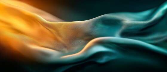 An unsharp person in the foreground with a softly blurred figure behind them