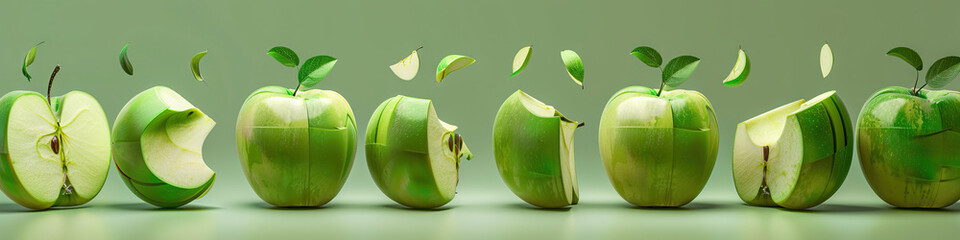 Green Apple Skin - Rolled-off Fruit Crash