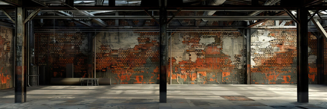 Industrial Edge: A gritty, urban background with exposed bricks and metal beams, adding an edgy flair to the stage.