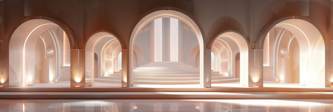 Art Deco Allure: Stages featuring Art Deco-inspired geometric designs and abstract patterns, exuding sophistication and elegance.