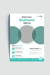 Creative corporate business flyer template, Corporate Business flyer template, Flyer Template Geometric shape used for business poster layout, business flyer template with minimalist layout, Graphics