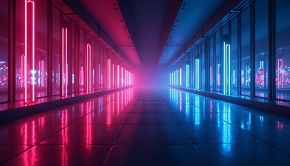 A futuristic neon Background