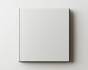 Blank album mockup template displayed on a clean white background