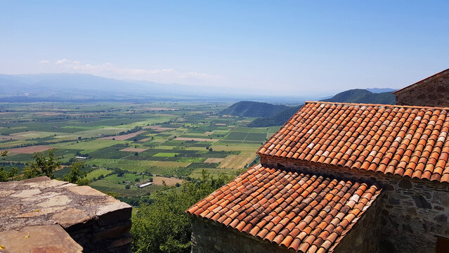 View of the Alazani Valley, Kakheti, Georgia