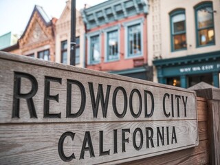 Fototapeta premium Redwood City California, Redwood City, California, Redwood City CA, RC CA