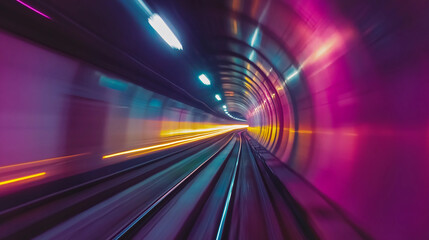 Brilliant tunnel of light