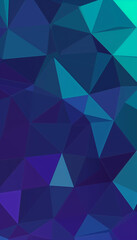 Obraz premium Geometric Pattern in Shades of Blue and Purple