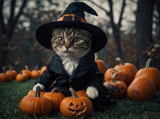 Shadows flicker on the haunted Halloween walls