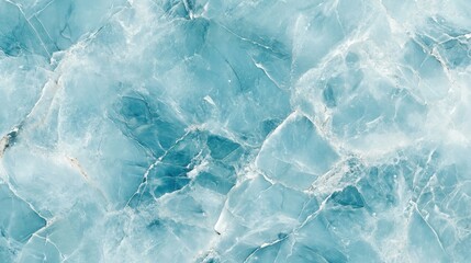 Fototapeta premium Close-up of a smooth, light blue marble surface with a swirling pattern.