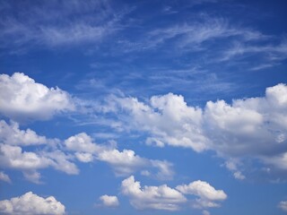 blue sky with cloud