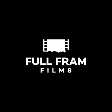 Filmmaker media production logo design vector editable business brand identity royalty free image