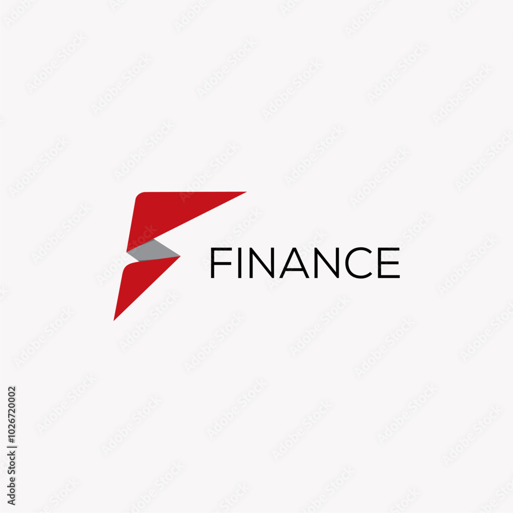 Wall mural innovative finance abstract logo design vector editable business brand identity royalty free image