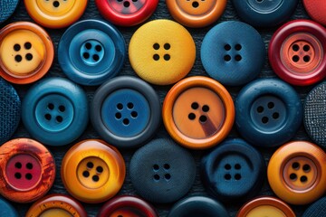 Fototapeta premium abstract background in colors and patterns for Count Your Buttons Day