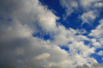 blue sky with clouds