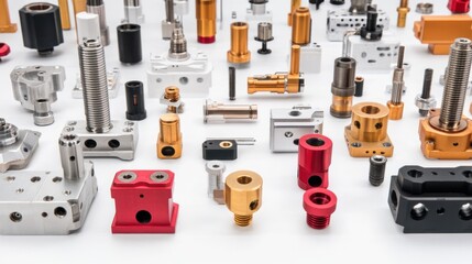 Collection of Various Metal Parts and Components