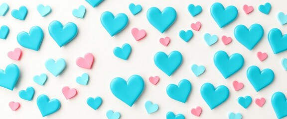 Soft Romantic Hearts for Mobile Case Designs